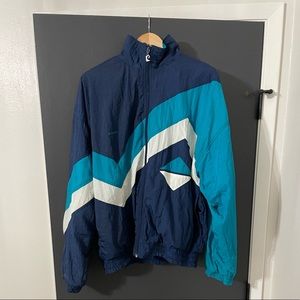 Blue/White Windbreaker